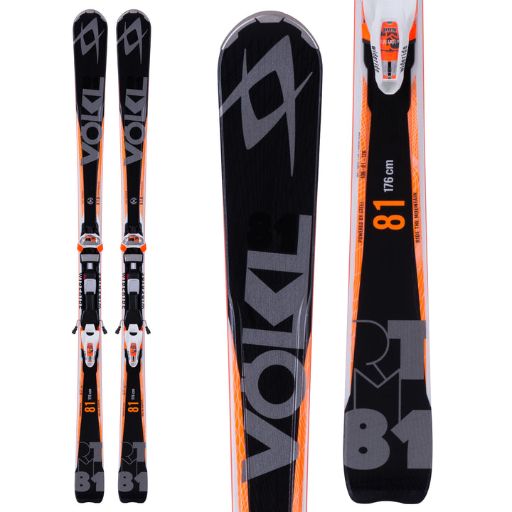 Volkl RTM 81 Skis + iPT Wide Ride 12.0 Bindings 2015