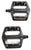 Redline Lo-Pro Alloy Platform Pedals - Loose Bearings Black Detail 2 View