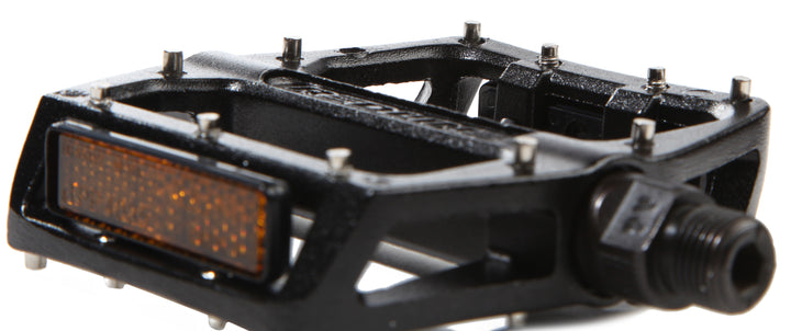 Redline Lo-Pro Alloy Platform Pedals - Loose Bearings Black Detail 4 View