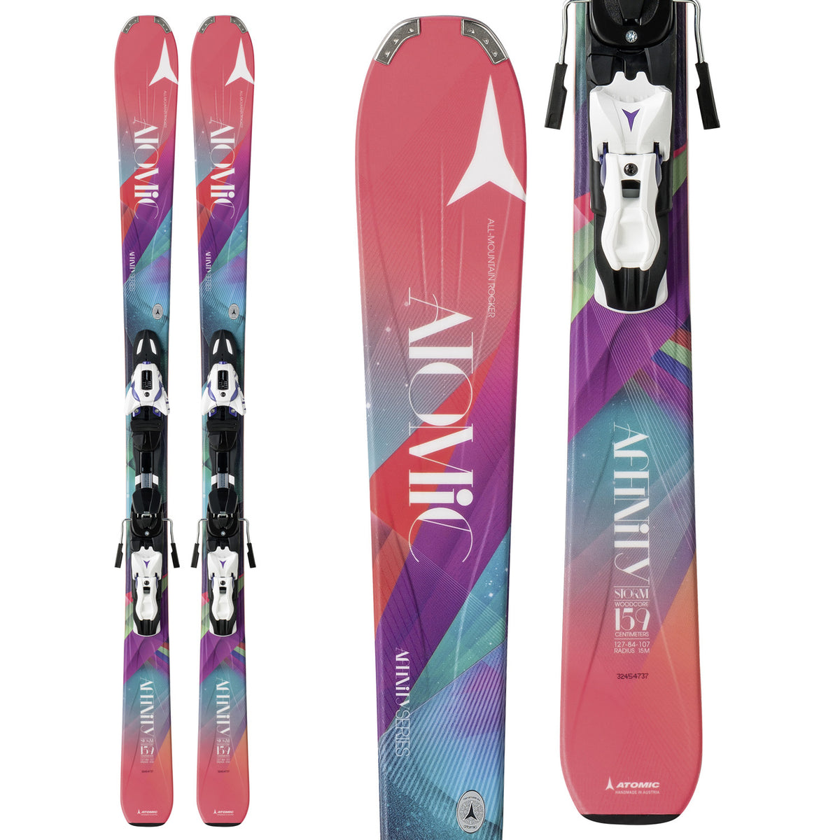 Atomic Affinity Storm Skis + XTO 10 Bindings - Women's 2015