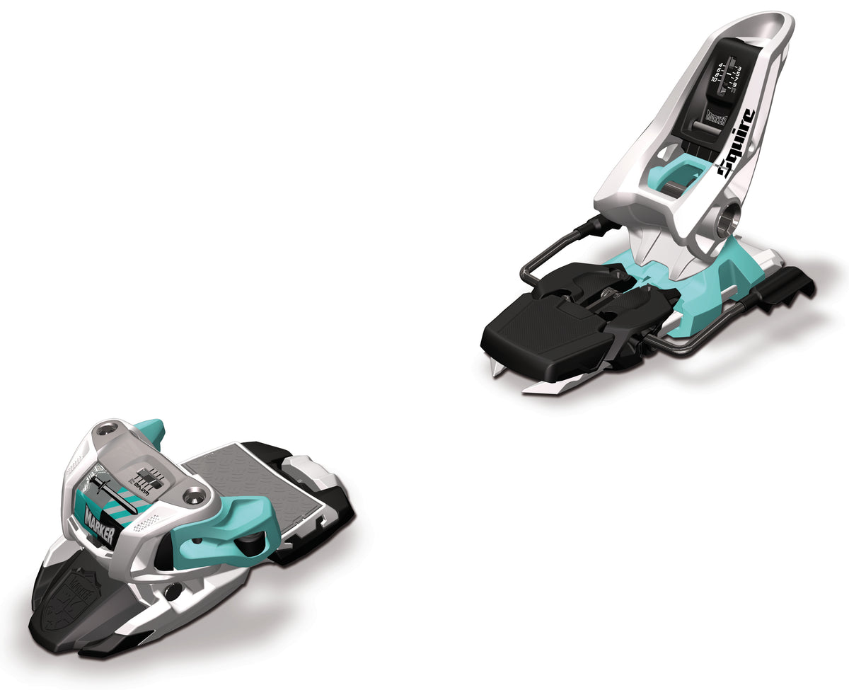 Marker Squire Ski Bindings - Women's 2015 White/Mint/Black