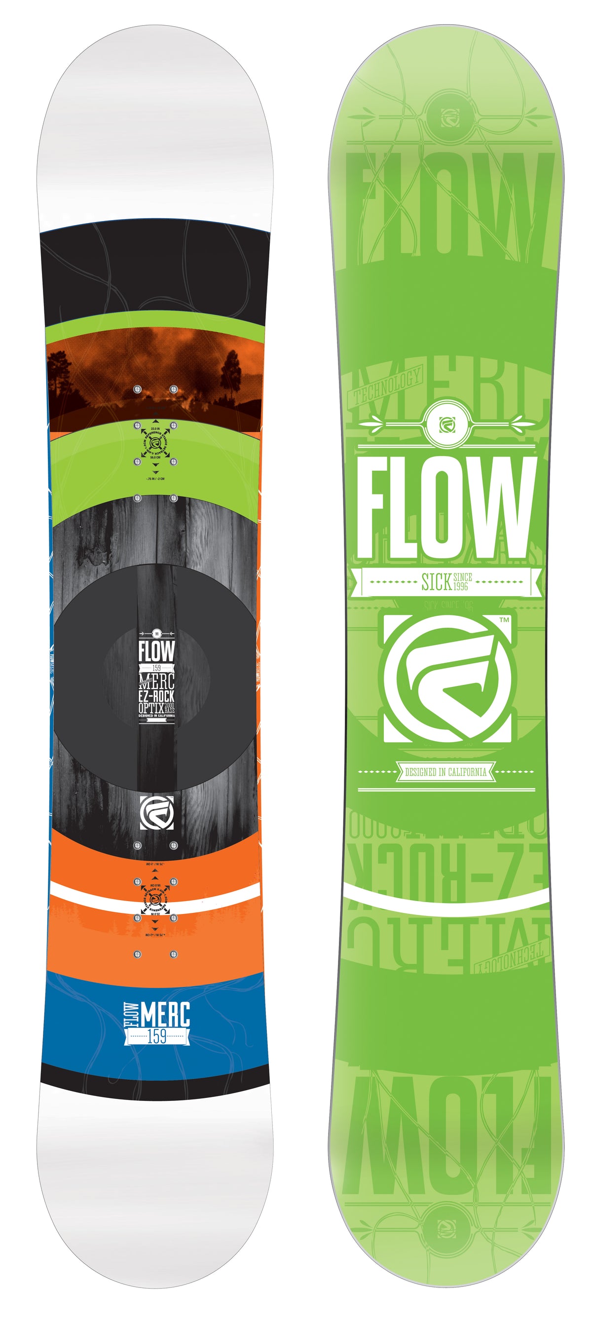 Flow Merc Bright Snowboard 2015