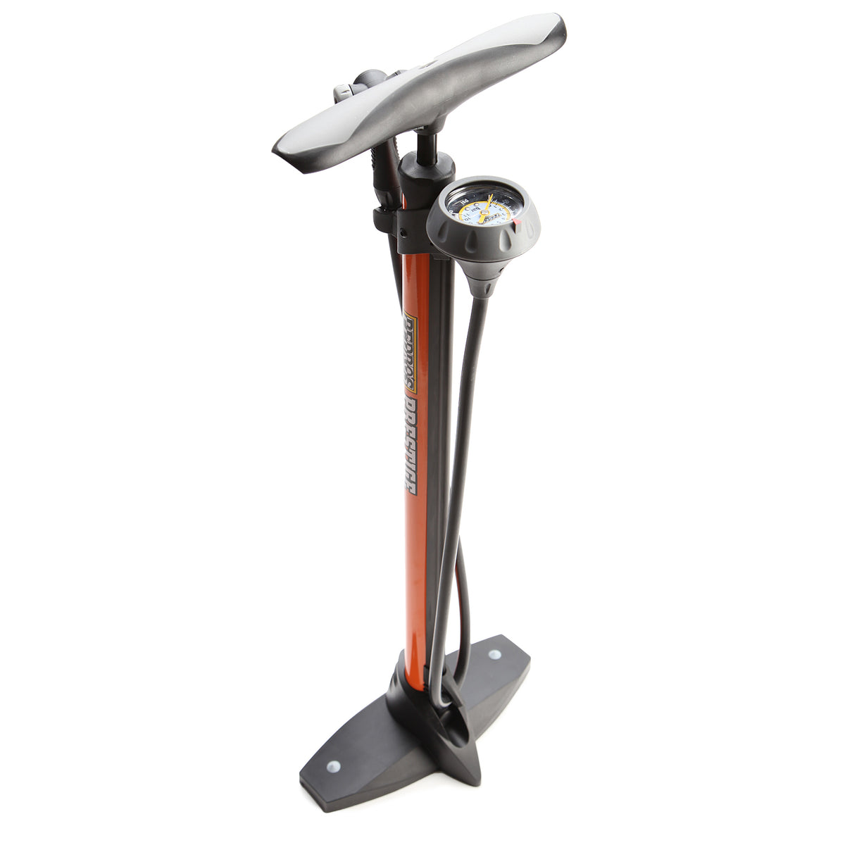 Pedro's Prestige Floor Pump Orange Front View