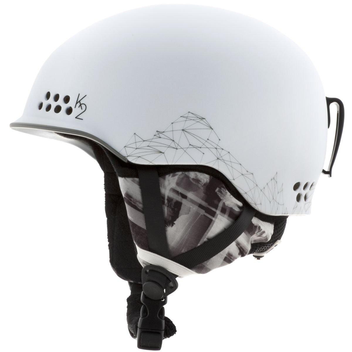 K2 Ally Pro Audio Helmet - Women's White Front View