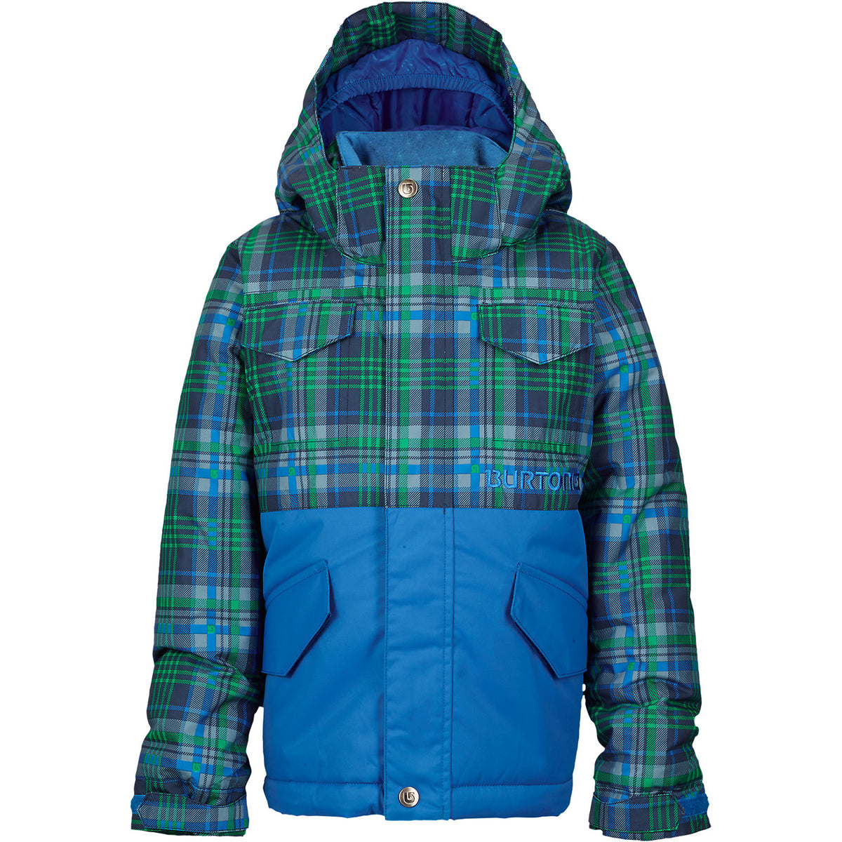 Burton Minishred Fray Jacket - Little Boys' Mascot Mason Plaid/Mascot