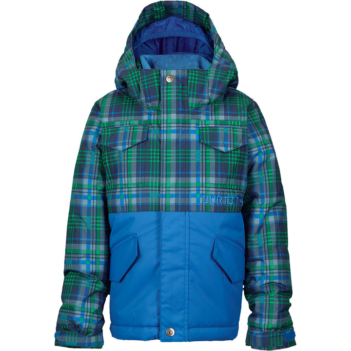 Burton Minishred Fray Jacket - Little Boys' Mascot Mason Plaid/Mascot