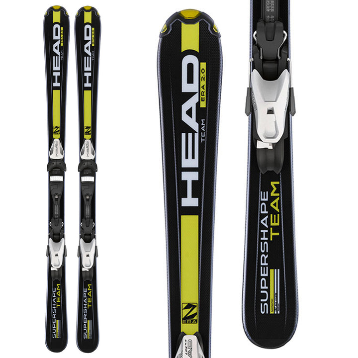 Head Supershape Team LR Skis + LRX 7.5 Bindings - Boy's 2015
