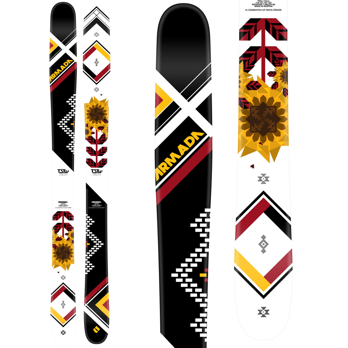 Armada TSTw Skis - Women's 2015 Top View