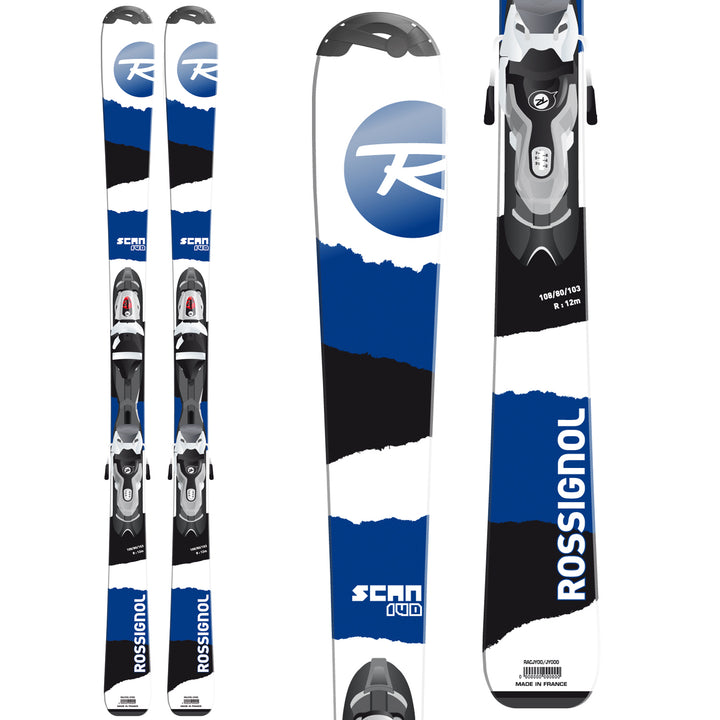 Rossignol Scan Jr Skis + Xelium Jr 70 Bindings - Boy's 2015