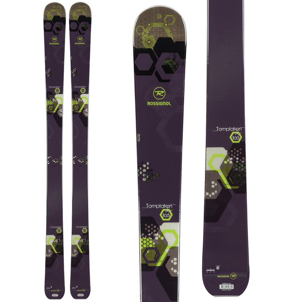 Rossignol Temptation 100 Skis - Women's 2015