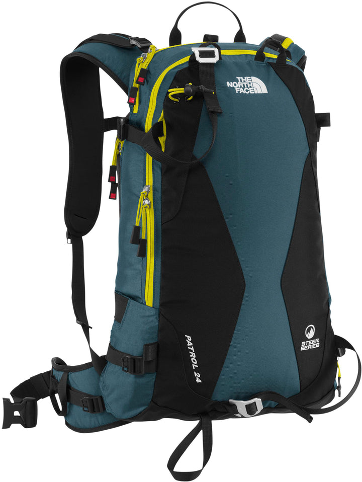 The North Face Patrol 24 Backpack Monterey Blue/Sulphur Spring Green Front View