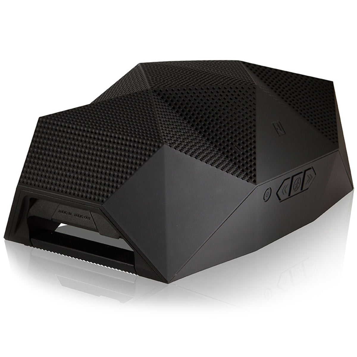 Outdoor Tech Big Turtle Shell Rugged Wireless Boombox Black Detail 1 View