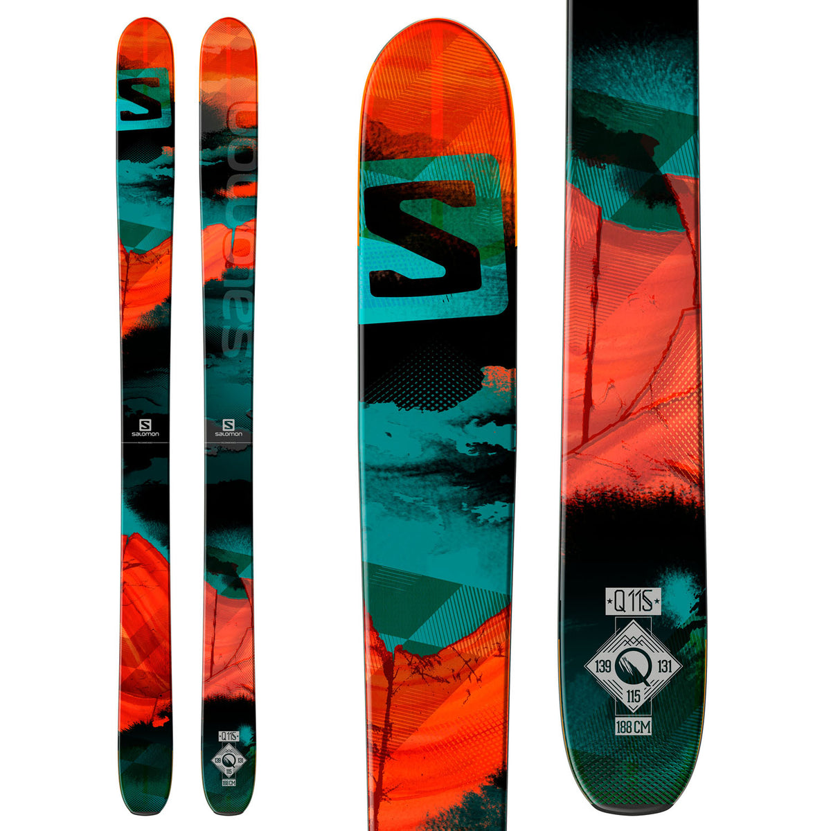 Salomon Q-115 Skis 2015