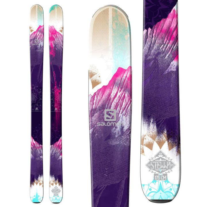 Salomon Q-103 Stella Skis - Women's 2015 Top View