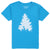 Casual Industrees Johnny Tree (Ages 2-6) T-Shirt - Little Kids' Neon Heather Blue Front View
