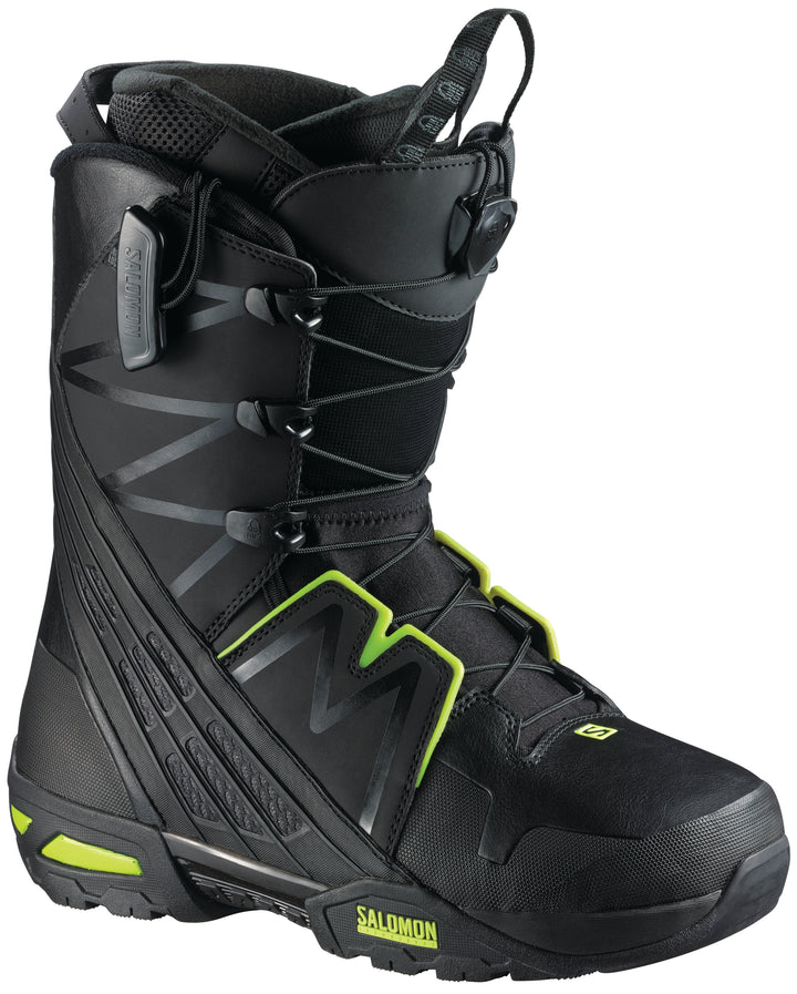Salomon Malamute Snowboard Boots 2015 Black/Fluo Yellow