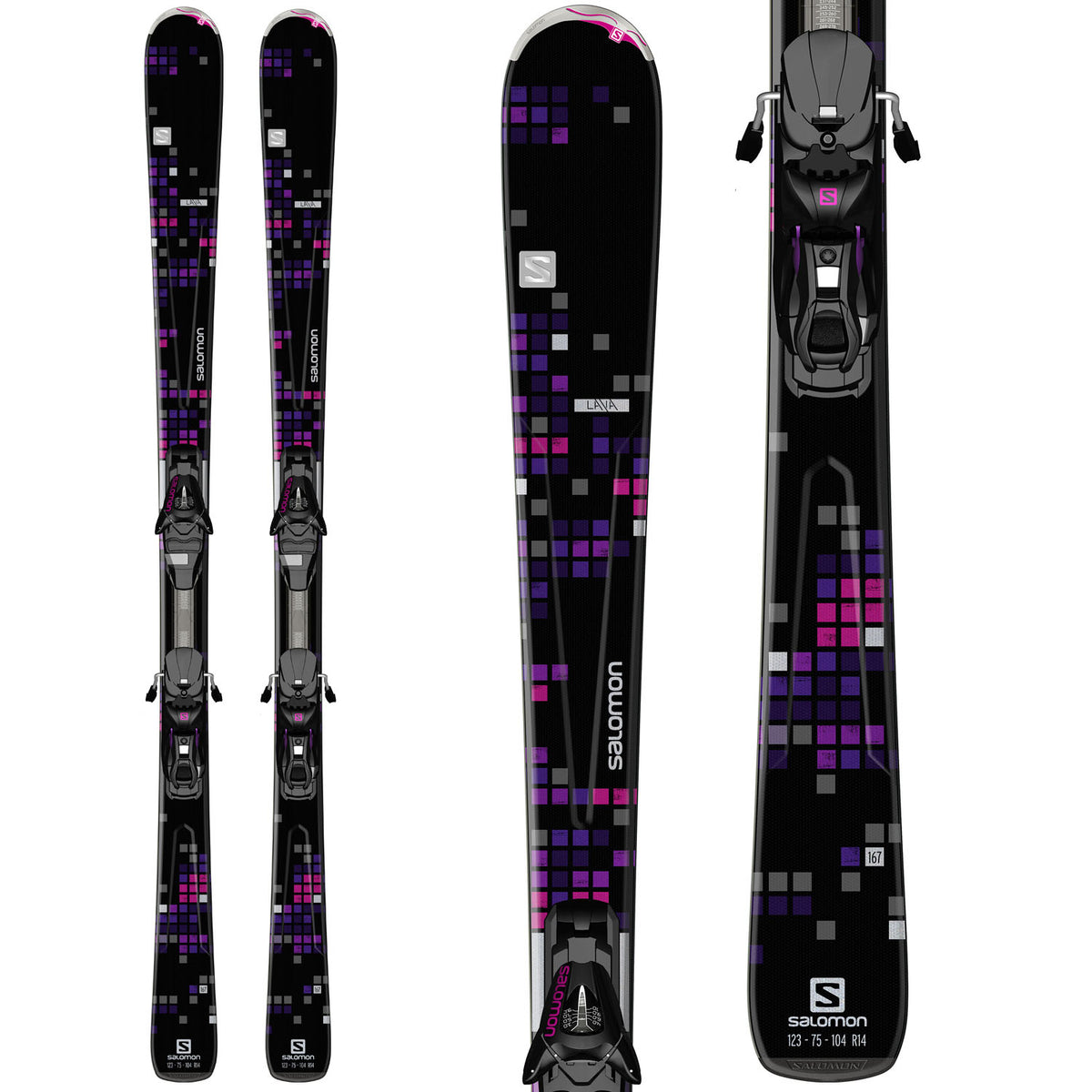 Salomon Lava Skis + L10 Bindings - Women's 2015