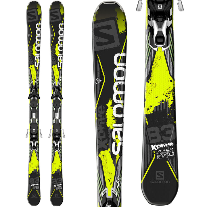Salomon X-Drive 8.3 Skis + XT12 Bindings 2015