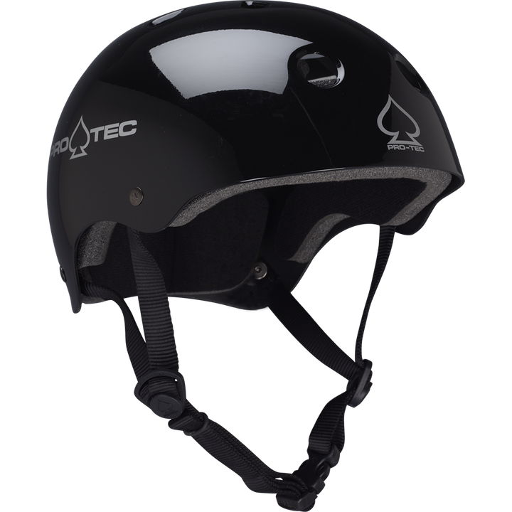 Pro-Tec Classic Skate Skateboard Helmet Gloss Black