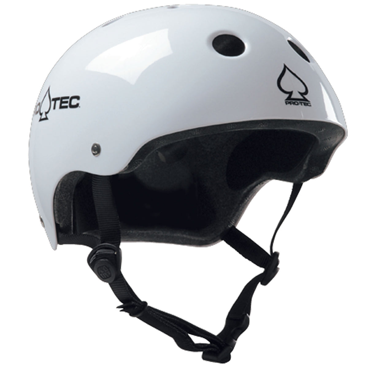 Pro-Tec The Classic Certified EPS Skateboard Helmet Gloss White