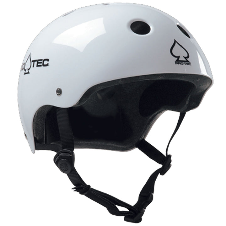 Pro-Tec The Classic Certified EPS Skateboard Helmet Gloss White