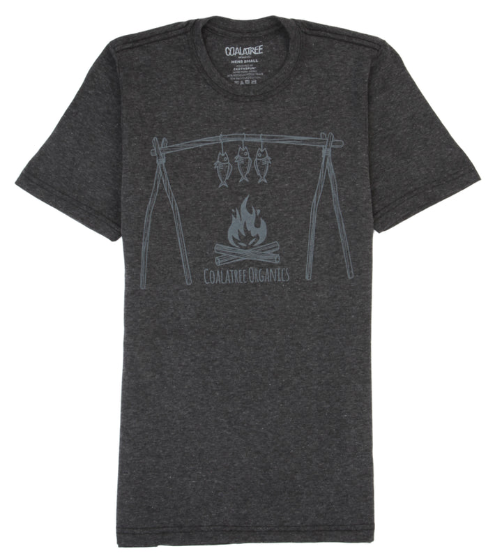 Coalatree Organics Chuck Wagon T-Shirt Charcoal Front View
