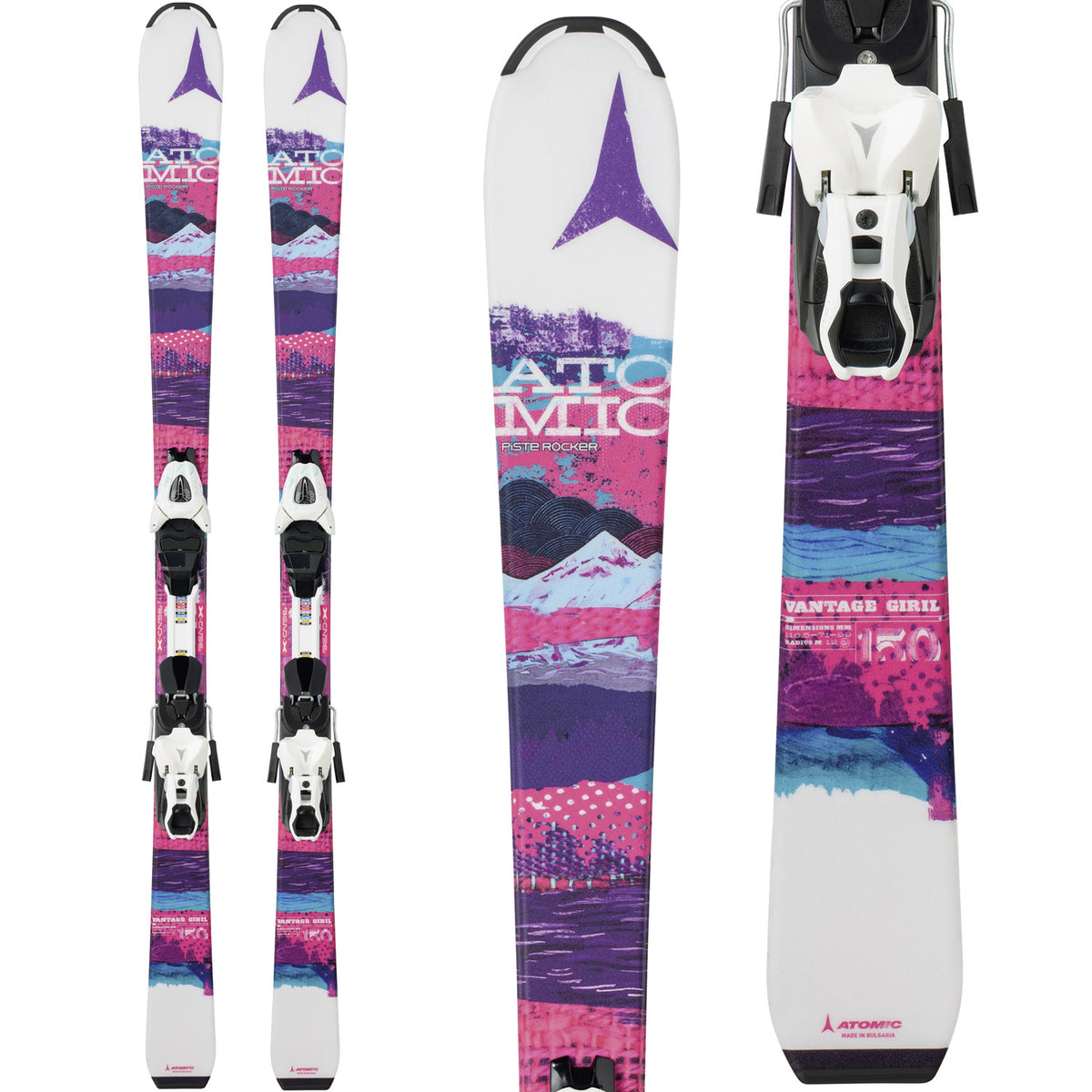 Atomic Vantage Girl III Skis + XTE 7 Bindings - Big Girls' 2016