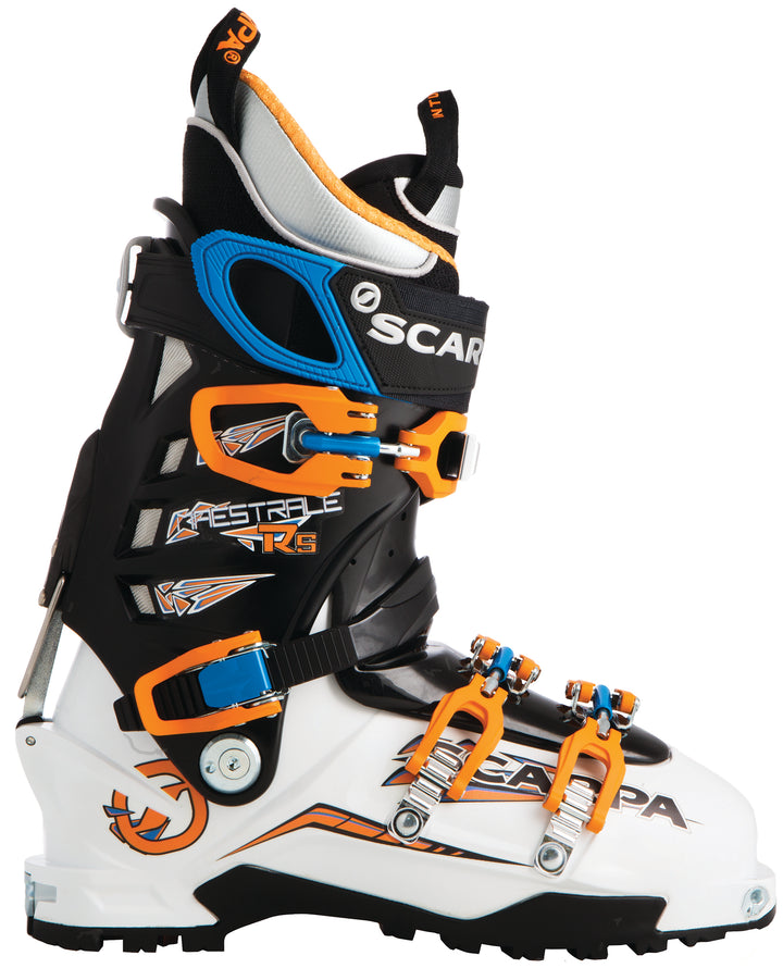 Scarpa Maestrale RS Alpine Touring Ski Boots 2017 White/Orange/Blue