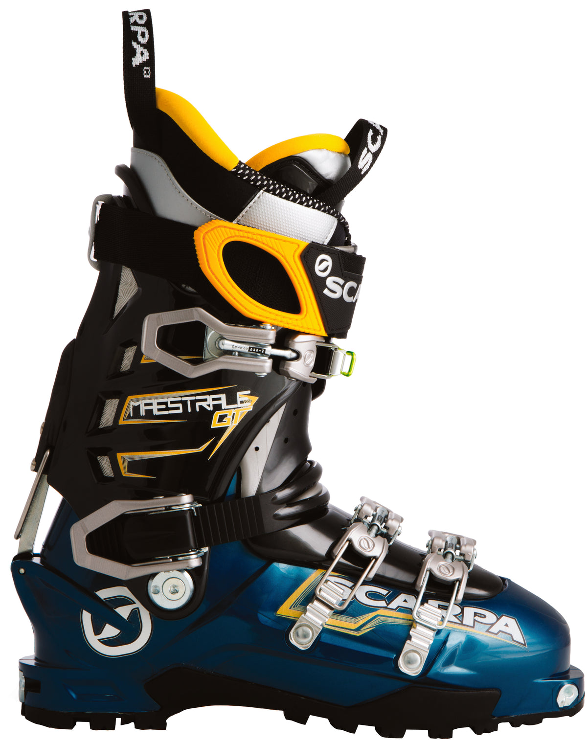 Scarpa Maestrale GT Alpine Touring Ski Boots 2015 Blue Radiance