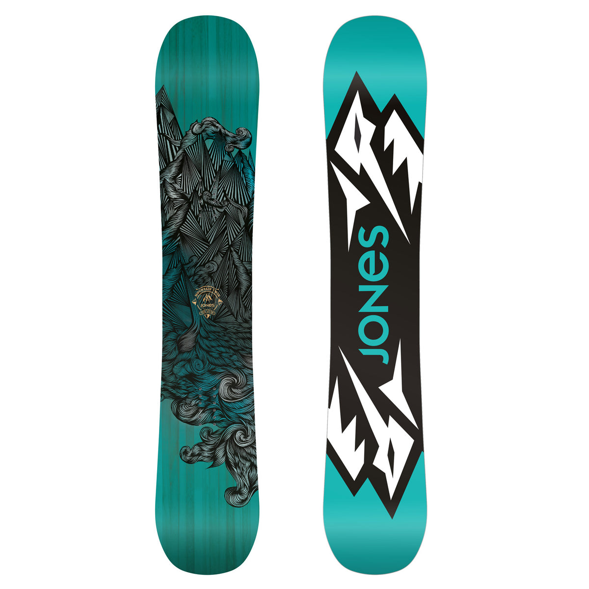 Jones Mountain Twin Snowboard 2015 Top View