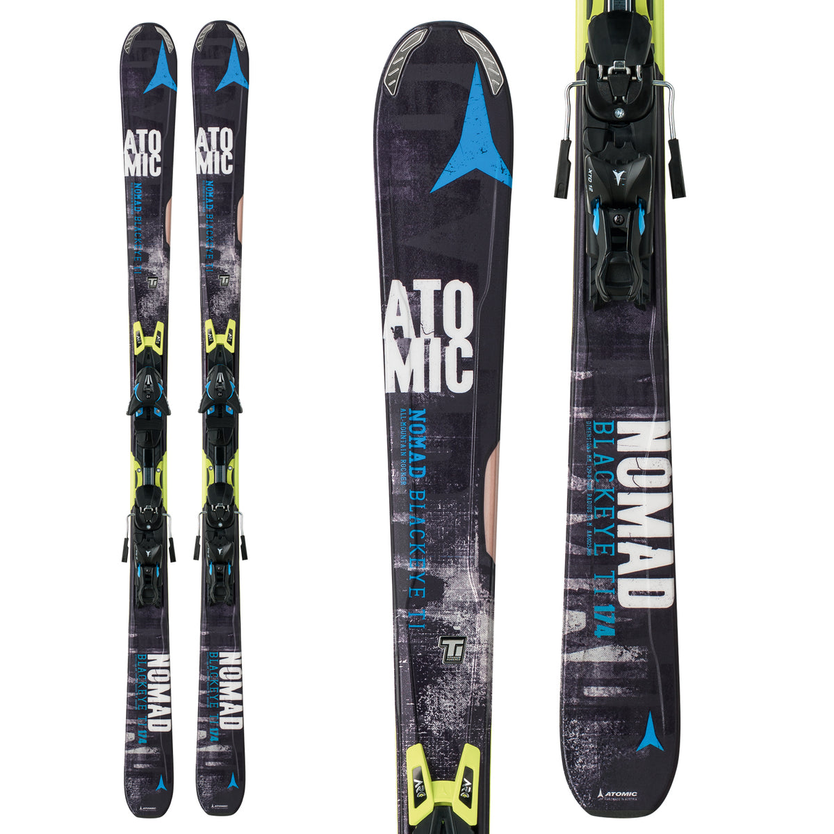 Atomic Nomad Blackeye TI Skis + XTO 12 Bindings 2015