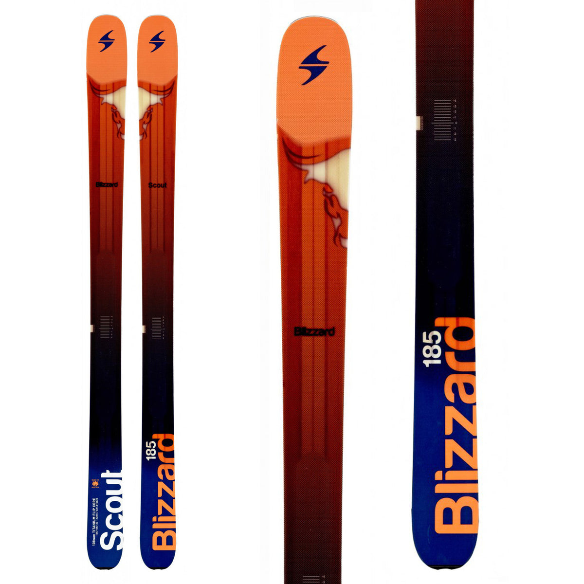 Blizzard Scout Skis 2015 Top View