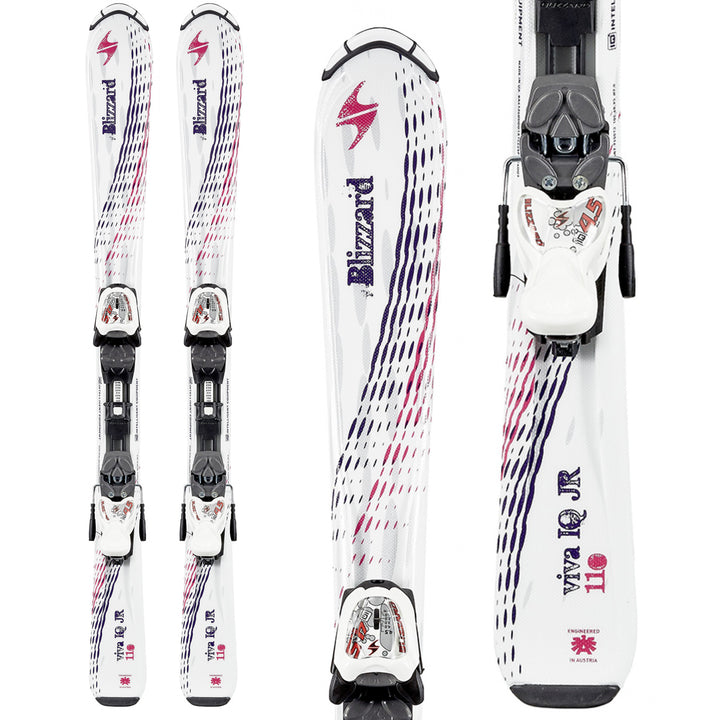 Blizzard Viva Jr Skis + IQ 4.5 Bindings - Girl's 2015