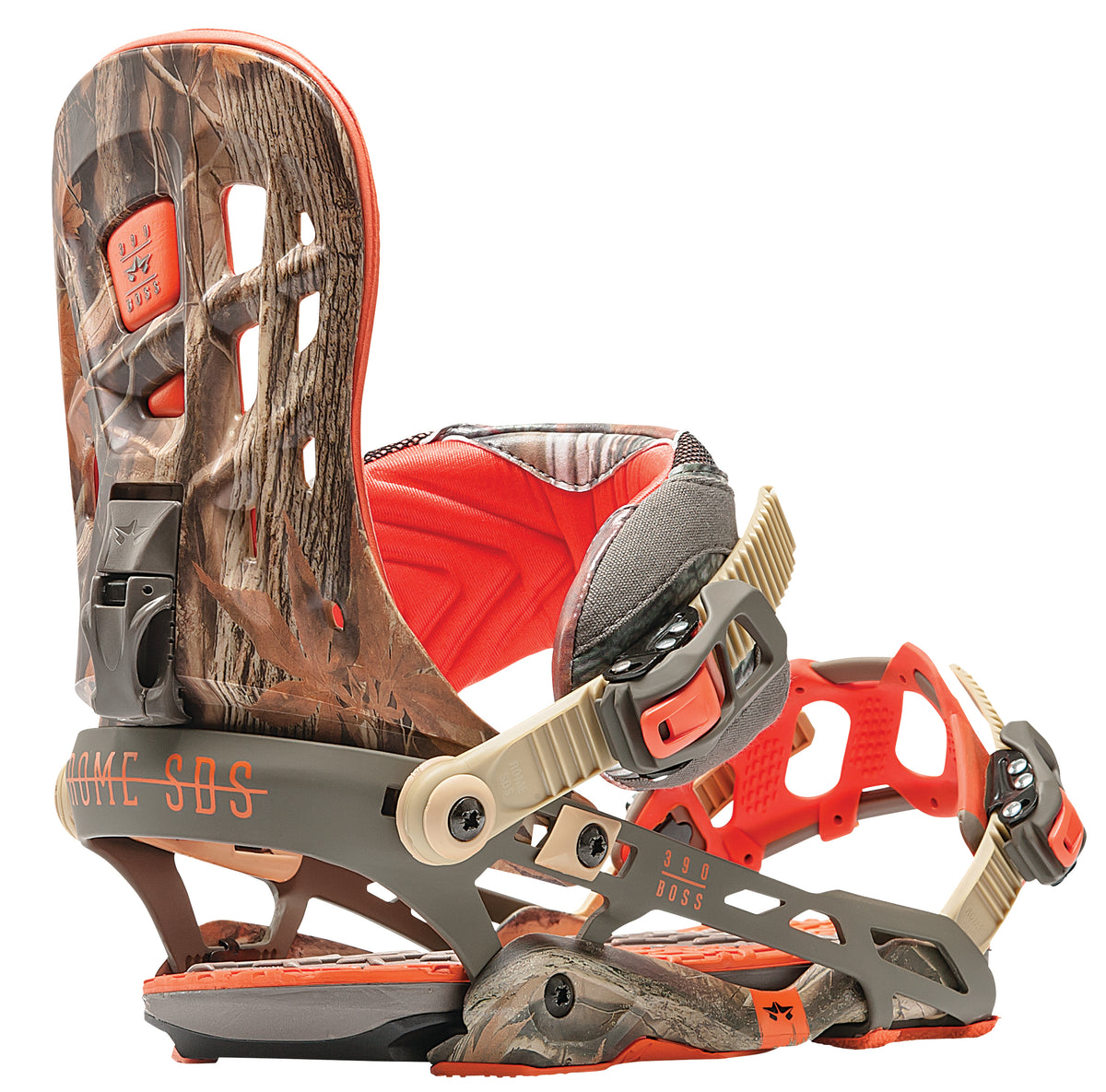 Rome 390 Boss Snowboard Bindings 2015 Hunter