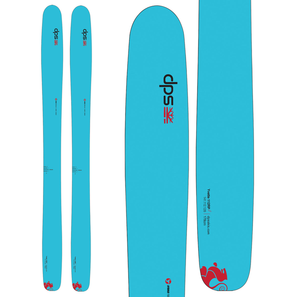 DPS Yvette 112 RP.2 Hybrid Skis - Women's 2016