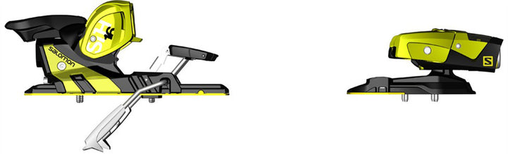 Salomon STH2 16 Ski Bindings 2015 Yellow/Black Detail 2 View