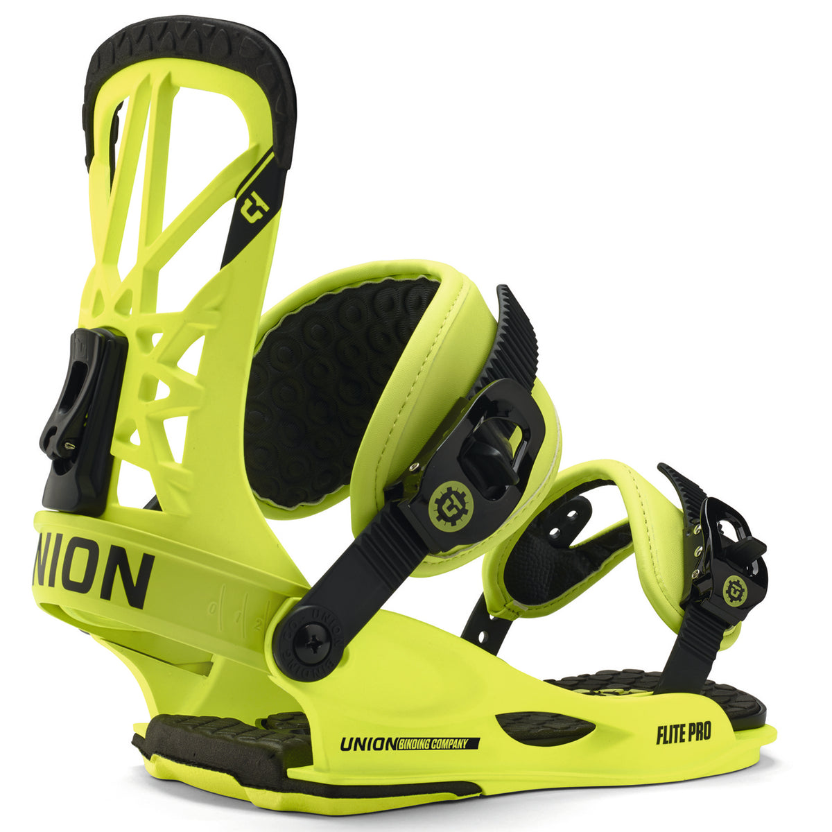 Union Flite Pro Snowboard Bindings 2015 Neon Yellow
