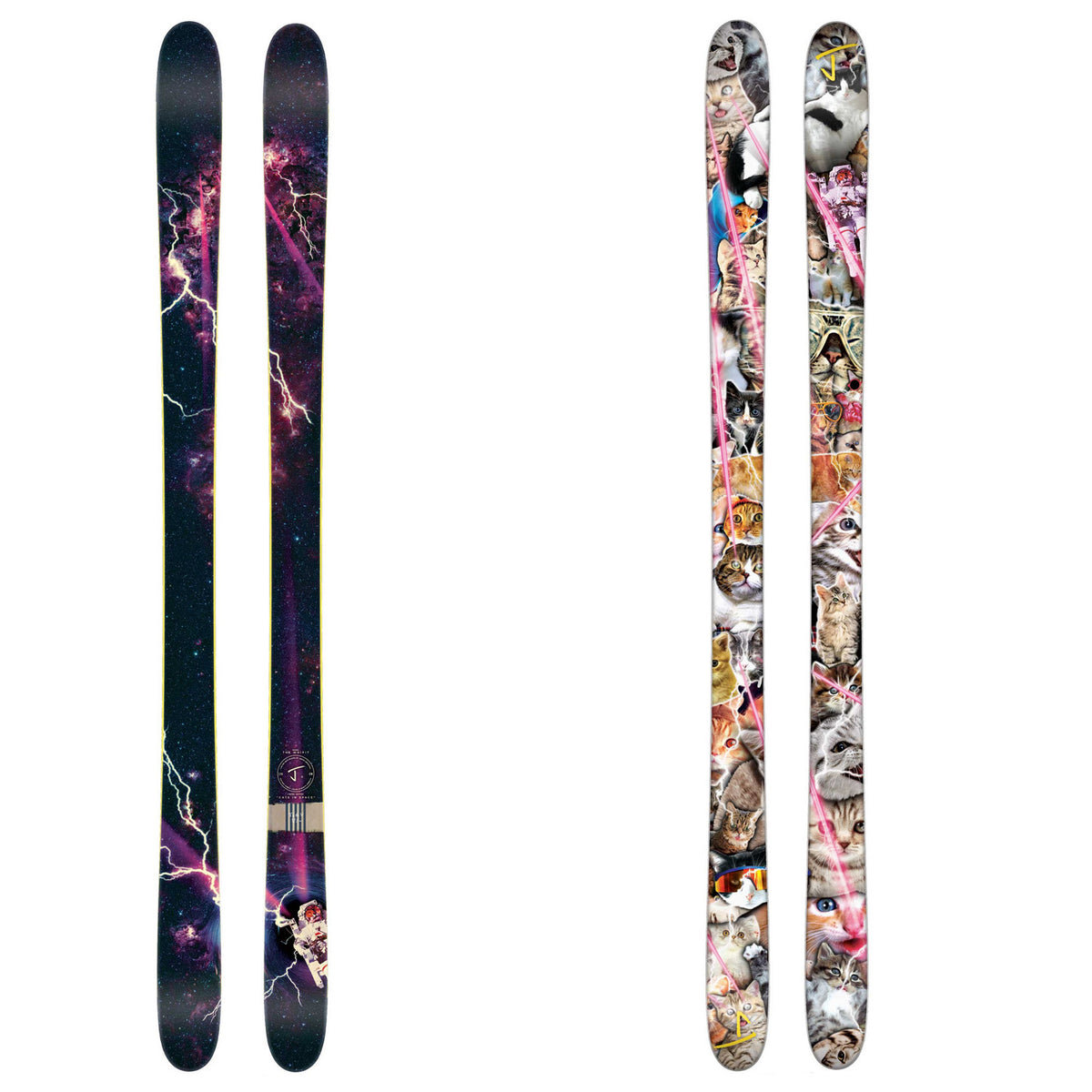 J Skis The Whipit "Cats in Space" Limited Edition Skis 2015
