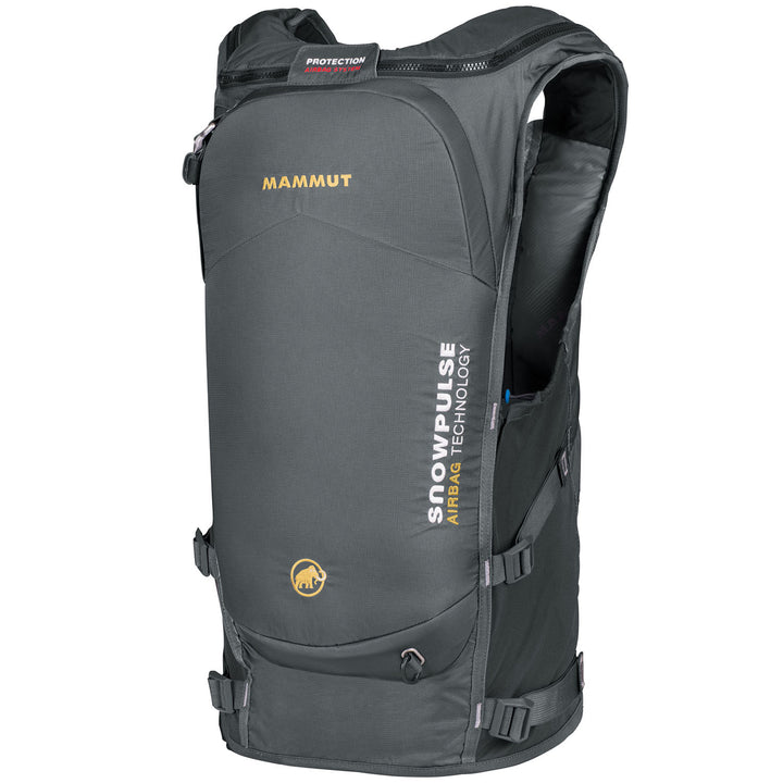 Mammut Alyeska Protection Airbag Vest (Set with Airbag) Smoke Front View