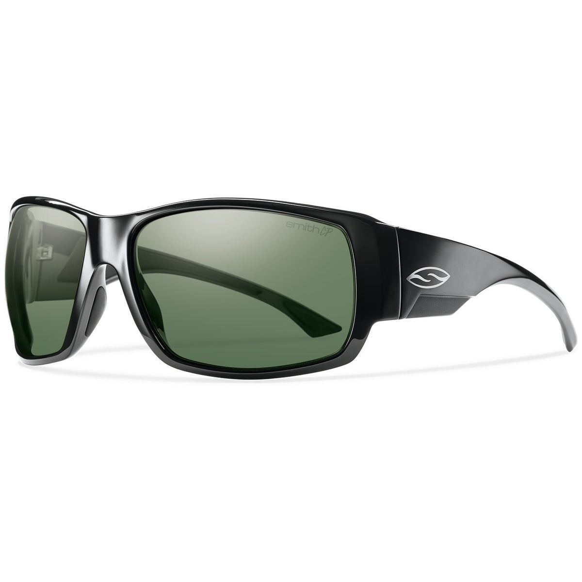 Smith Dockside Sunglasses Black/Polarized Gray Green ChromaPop