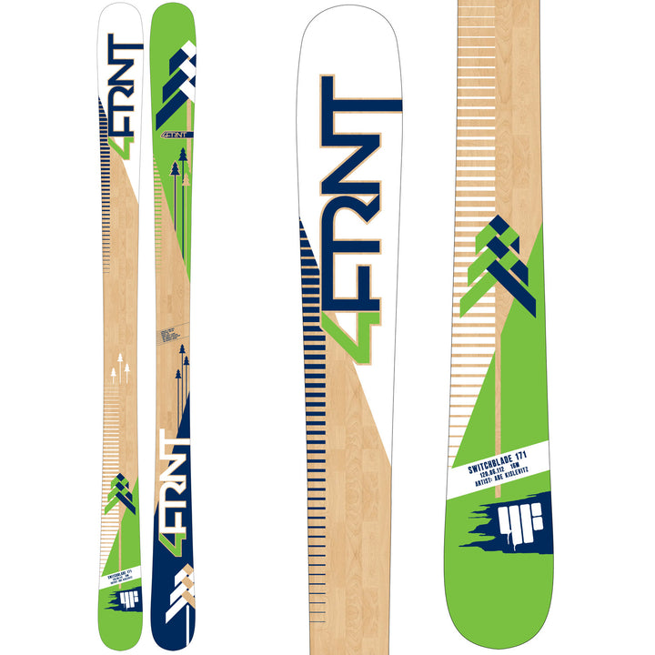 4FRNT Switchblade Skis 2015 Top View