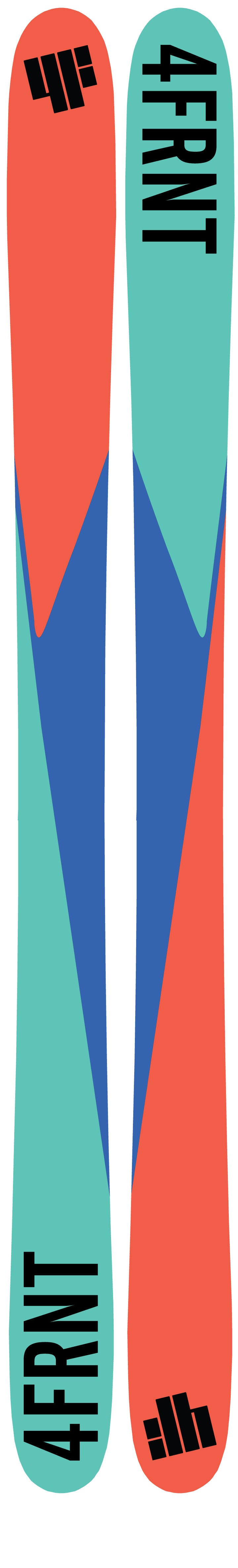 4FRNT Madonna Skis - Women's 2015 Base View