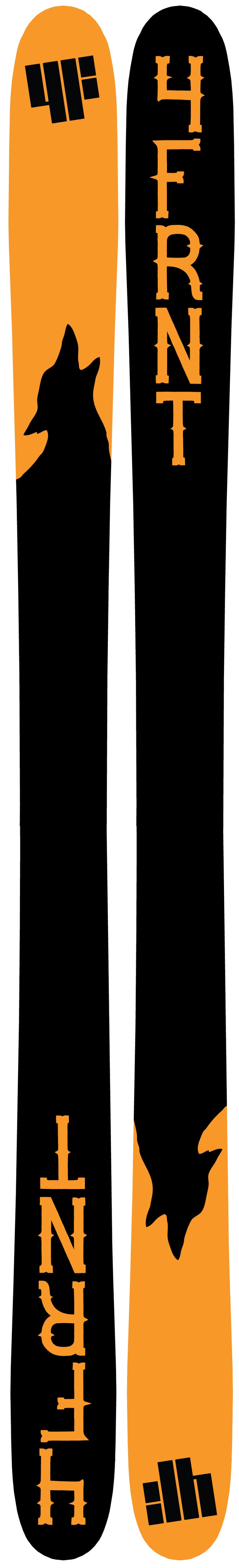 4FRNT Gaucho Skis 2015 Base View