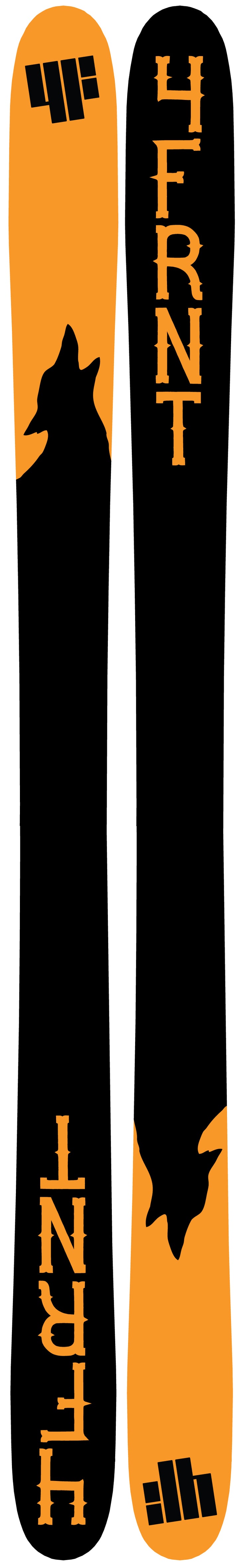 4FRNT Gaucho Skis 2015 Base View