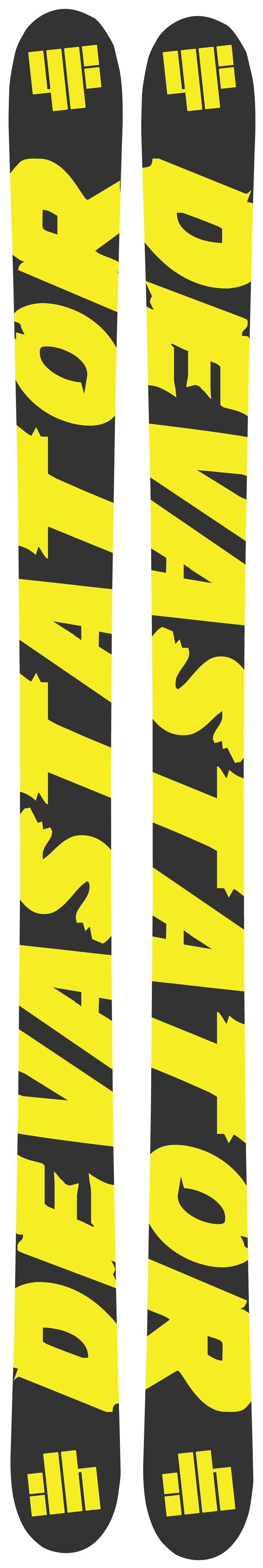 4FRNT Devastator LTD Skis 2015 Base View
