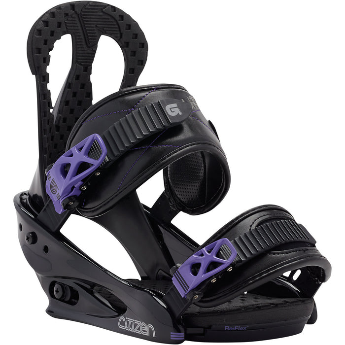 Burton Citizen Snowboard Bindings - Women's 2015 Black Front View