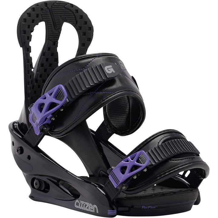 Burton Citizen Snowboard Bindings - Women's 2015 Black Front View