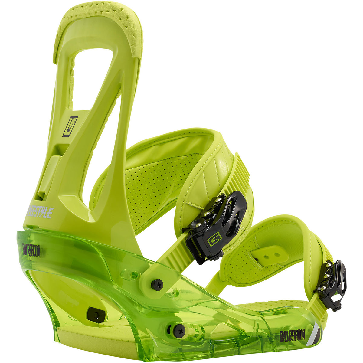 Burton Freestyle Snowboard Bindings 2015 Lime High Back View