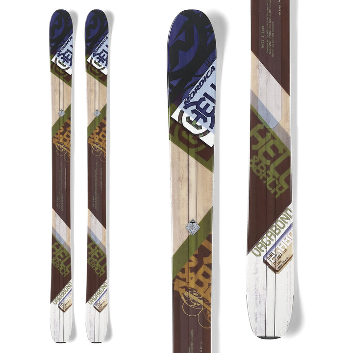 Nordica Vagabond Skis 2014 Top View