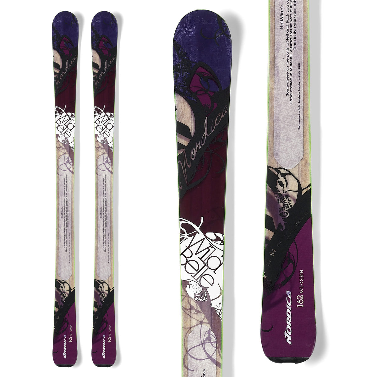 Nordica Wild Belle Skis - Women's 2014 Top View
